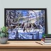 Full Diamond Embroidery Winter Kit 5D DIY Diamond Painting Wolf Mosaic Animal Handicraft Handmade Gift