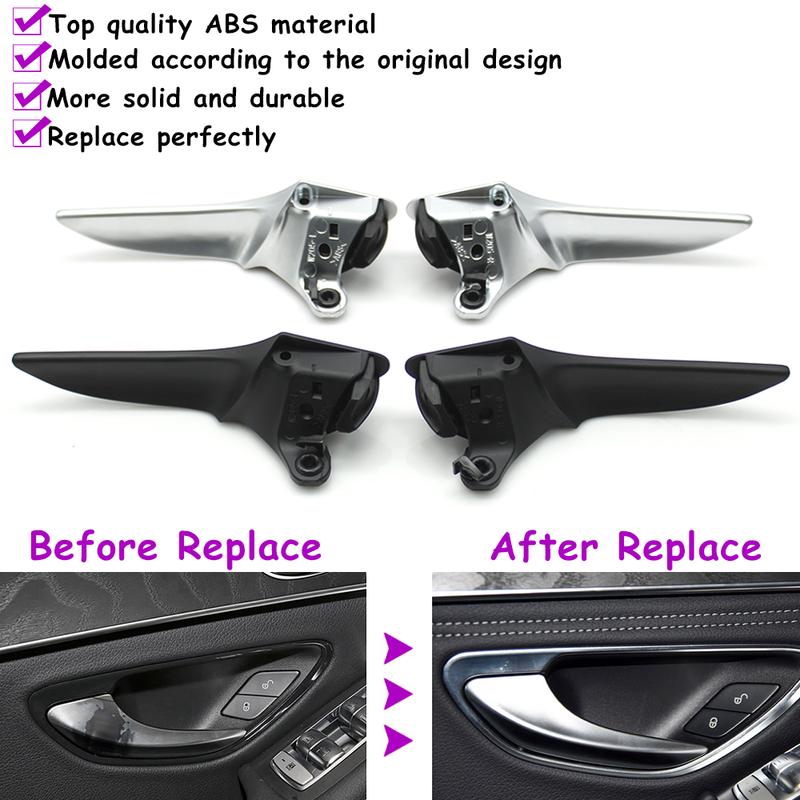 W205 W213 W222 W253 W293 W447 W448 Car Front Rear Left Right Door Opening Pull Handle For Benz C E S GLC EQC VITO 2014-