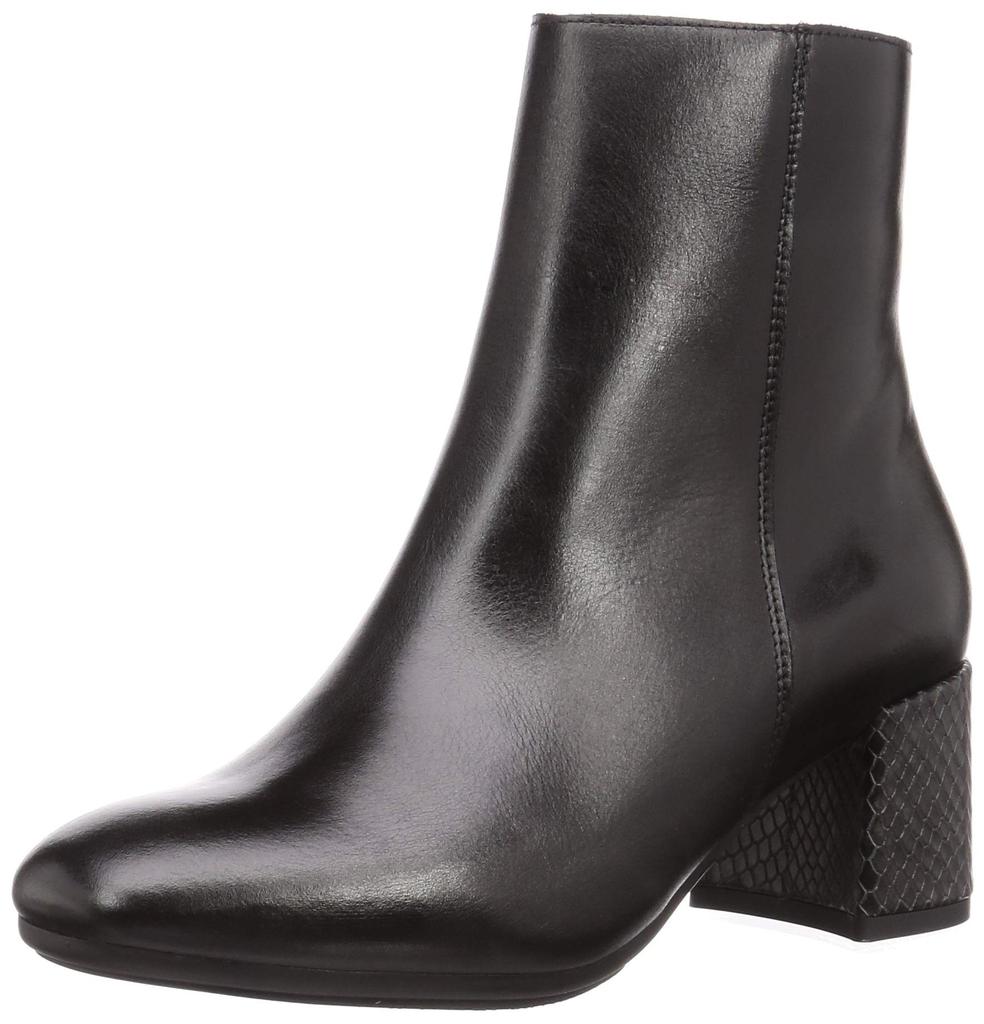Bontre Square Short Size 2E Women's Boots, Black, 23.0 cm,