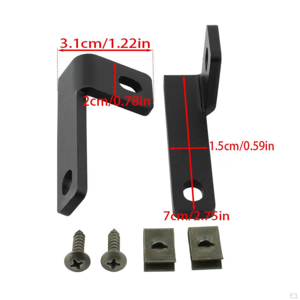 Motorcycle Auxiliary Light Bracket SpecificFit Fog Mount Sturdy Lights Mounting Kit