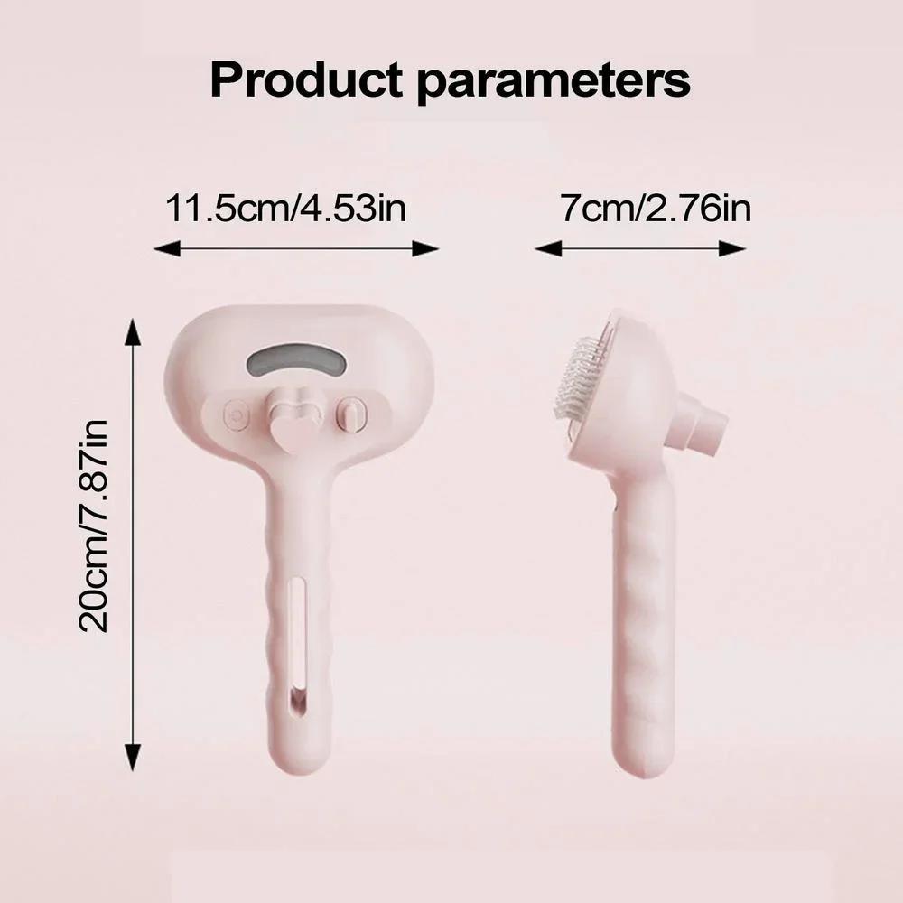 Pet Spray Hair Comb Pet Hair Remover Cleaning Brush Cats Grooming Dog Accessories Tools Dematting Water Mist Humidifier Comb
