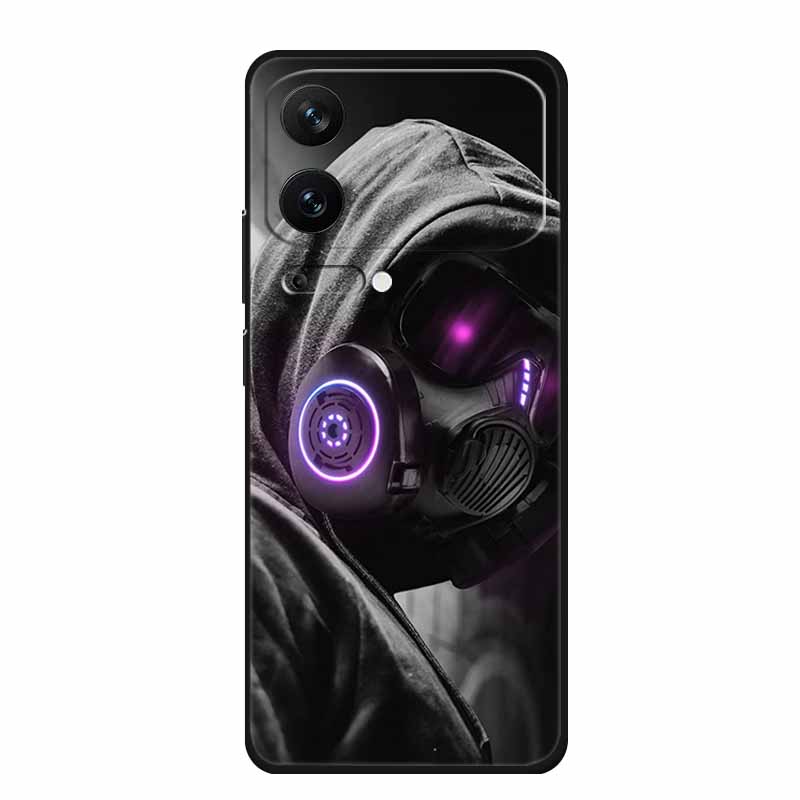 For Xiaomi 17 Pro 2025 Phone Case Fashion Flowers Black Silicone TPU Soft Coque For Xiaomi Mi 17 Pro Max Back Cover Case Shell