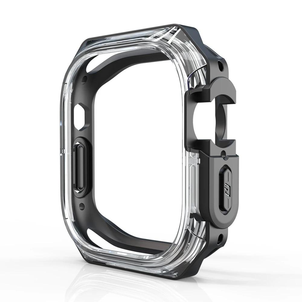 Custodia in Gomma per Apple Watch Ultra 2 Custodia 49MM 45MM Cornice Bumper Protettivo Copertura 41MM 45MM Per iWatch Serie 9 8 7 6 5 44MM 40MM