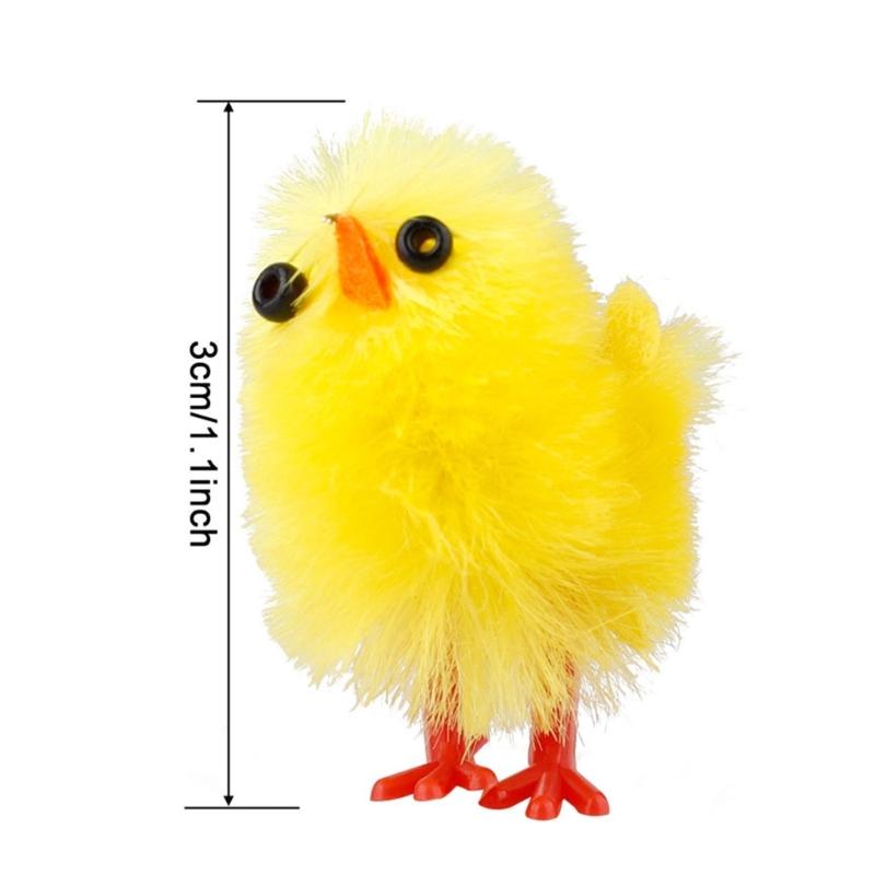60pcs Easter Chick Surprise Toy for Filling Easter Egg Easter Party Favor Egg Hunt Supplies Kids Gift Stuffed Chicken