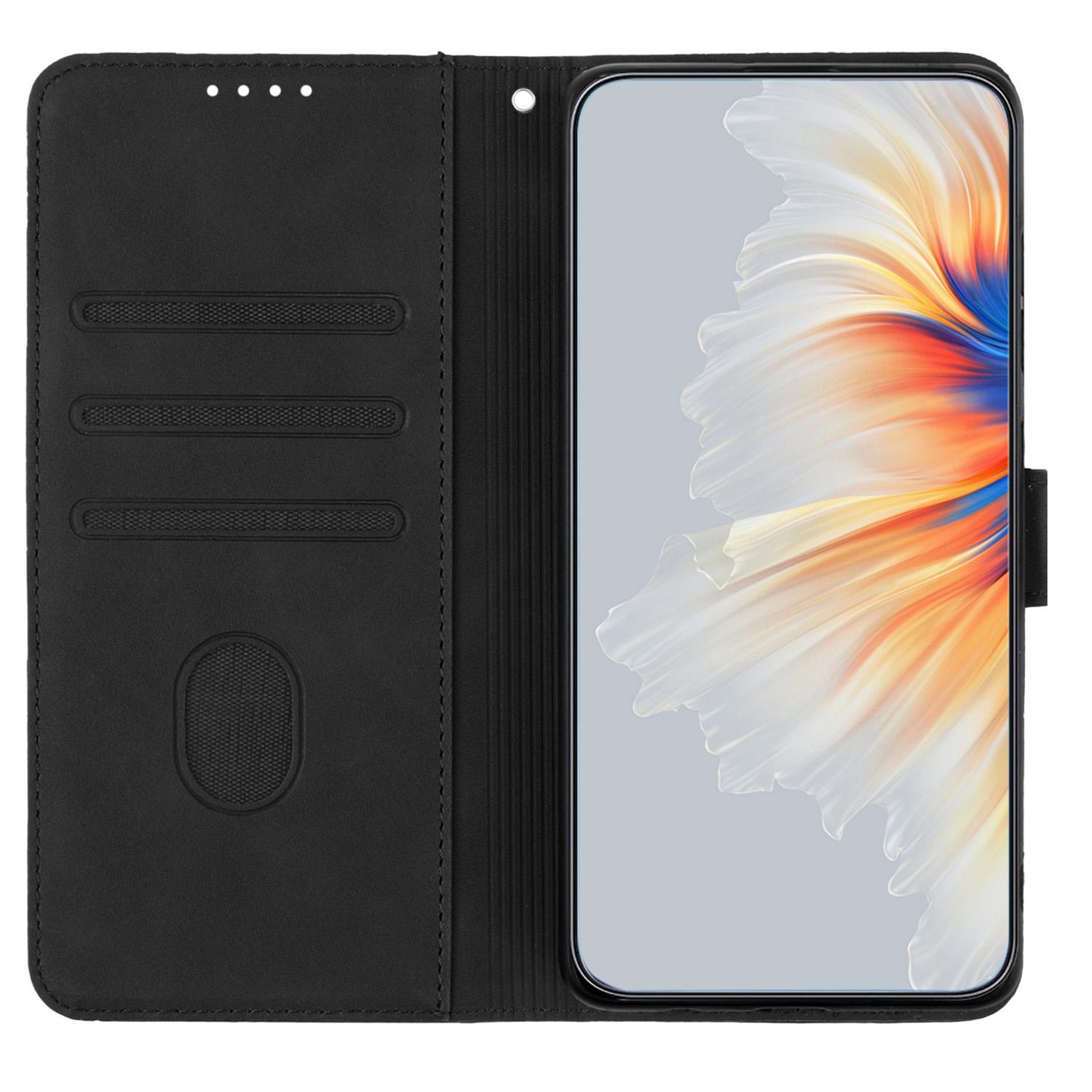 

YX003 For Xiaomi Redmi Note 13 Pro+ 5G Leather Case Wallet Stand Shockproof Imprinted Phone Shell Sapphire