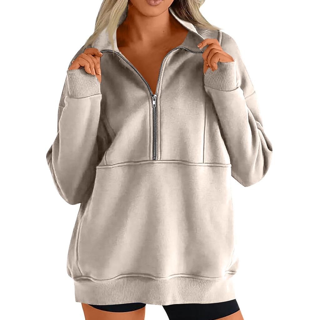 Womens Casual Long Sleeve Drawstring Sweatshirt Pullover Tops Loose Oversized Clothes