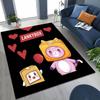 Cartoon Characters Home Decoration Non-slip Kids Party Play Mat with Rainbow Unicorn Design Living Room Decoration Rugs Bedroom