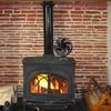 Wood Stove Fan Heat Powered Fireplace Fan with Protective Cover Aluminum Alloy Freestanding Wall Mount Manual 360 Degree Adjustment Angle