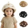 Neues Herbst Winter Baby Barett Punkt Jungen und Mädchen Strickmütze Outdoor Warm Häkelmützen Mütze Outdoor Mode Kinderhut Kopfbedeckung