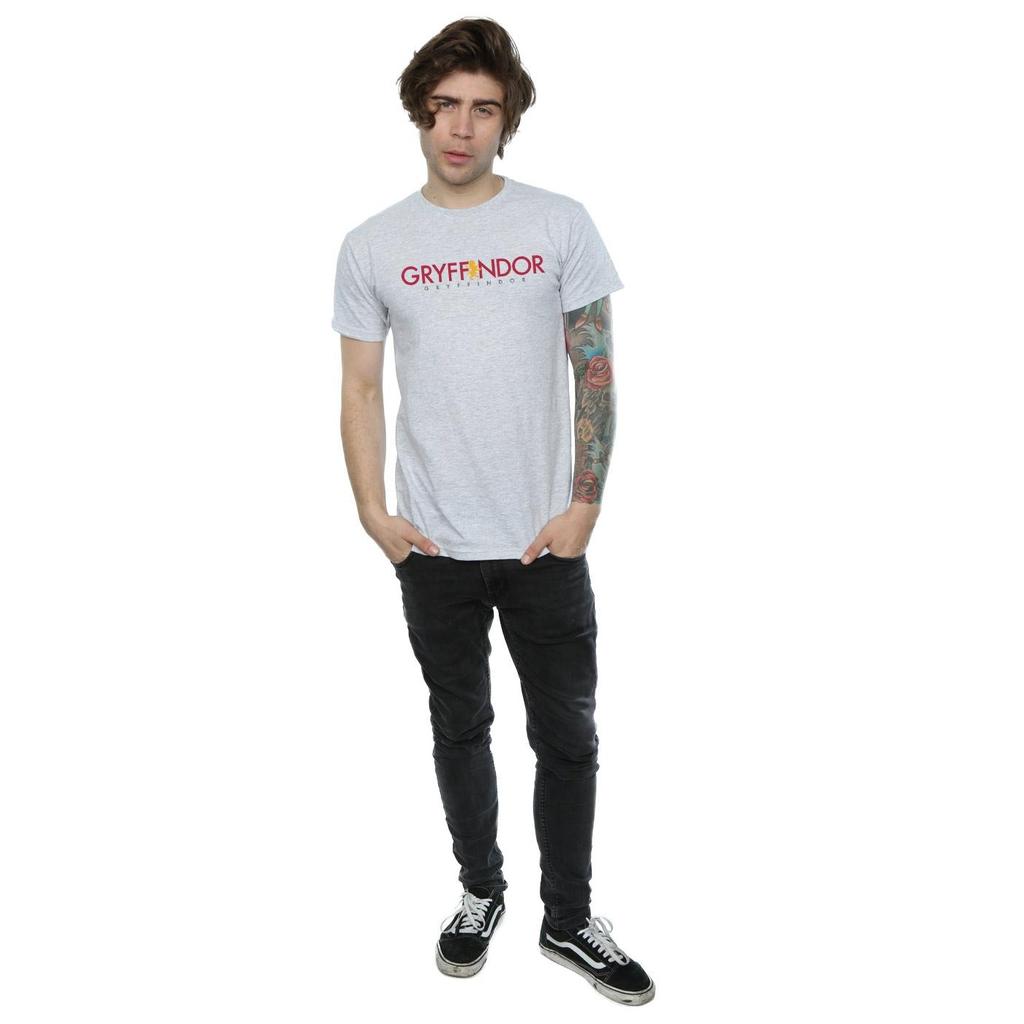 HARRY POTTER Mens Gryffindor Text T-Shirt