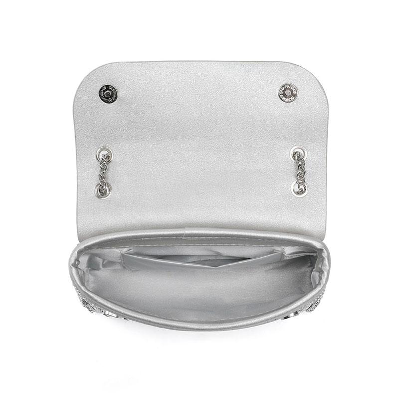 Luxury Wedding Handbags For Women Elegant Chain Shining Shoulder Bag Female Party Evening Clutch Bag Purse