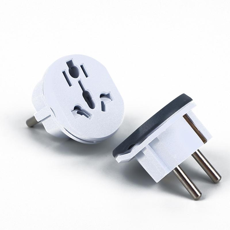 Austrálie Čína Evropské Cestování Čistá Měď Německý Standard Zástrčky Zásuvky Au Uk Us Do EU Euro Zástrčka Adaptér Převodník