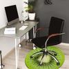 1pc Kiwi fruit slice Round carpet, Made of Polyester,Perfect for Decorating Office Chairs, Living Rooms fplt038