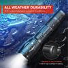 Telescopic Zoom High-Intensity Aluminum Alloy Flashlight Waterproof For Outdoor Night Running, Cycling Patrol And Searchlighting