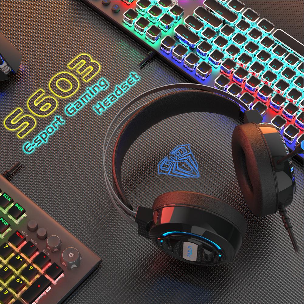 Buy AULA S603 Gaming Headphones Wired 