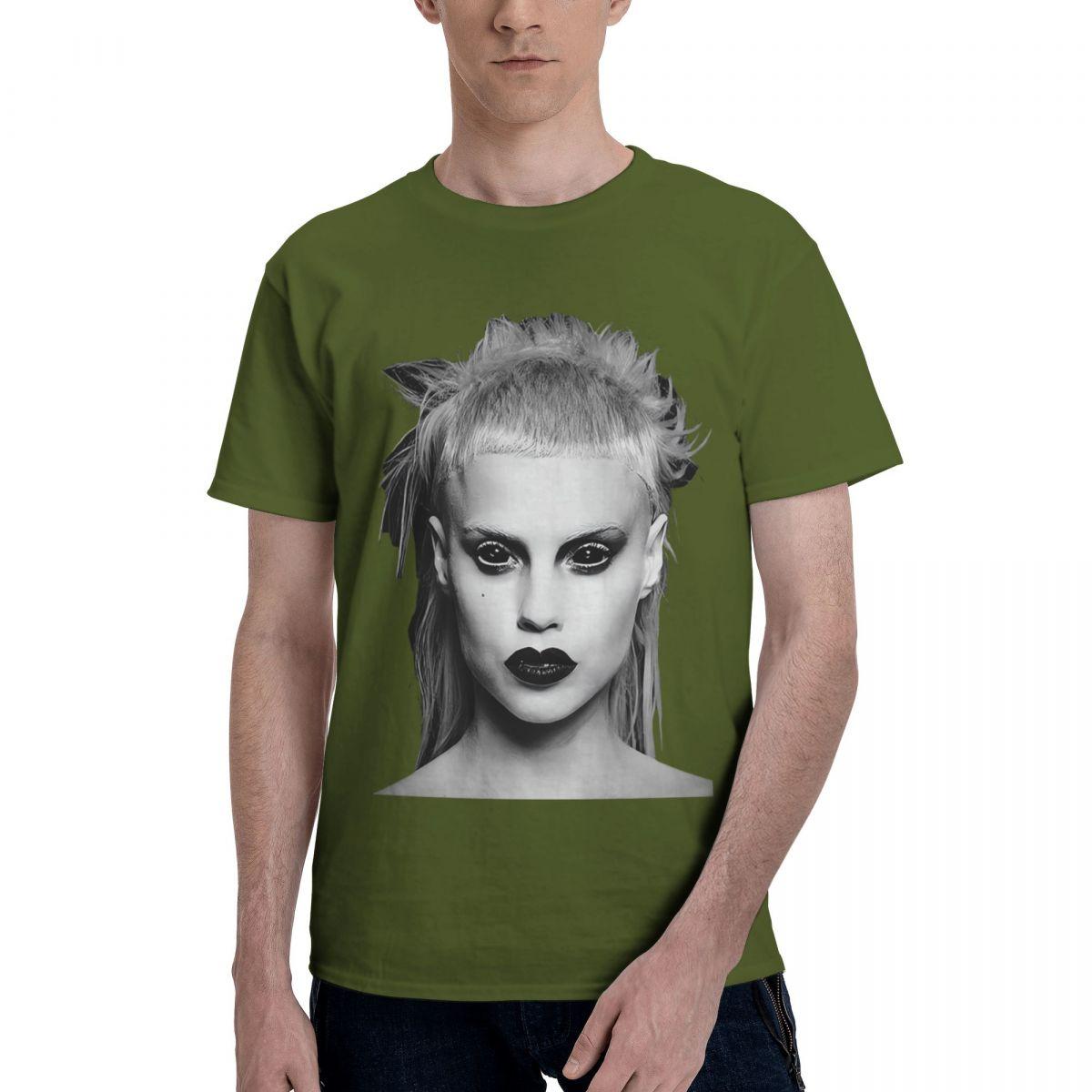 BenberFashion Die Antwoord Yolandi Visser Gezicht 100% Katoen Casual Ademend Comfortabel Manga Grappig T-shirt Voor Mannen T-shirts Mannen 3XL