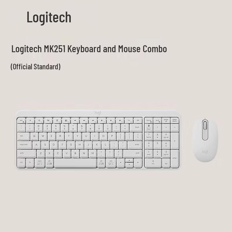 Logitech MK251 Wireless Keyboard and Mouse Combo