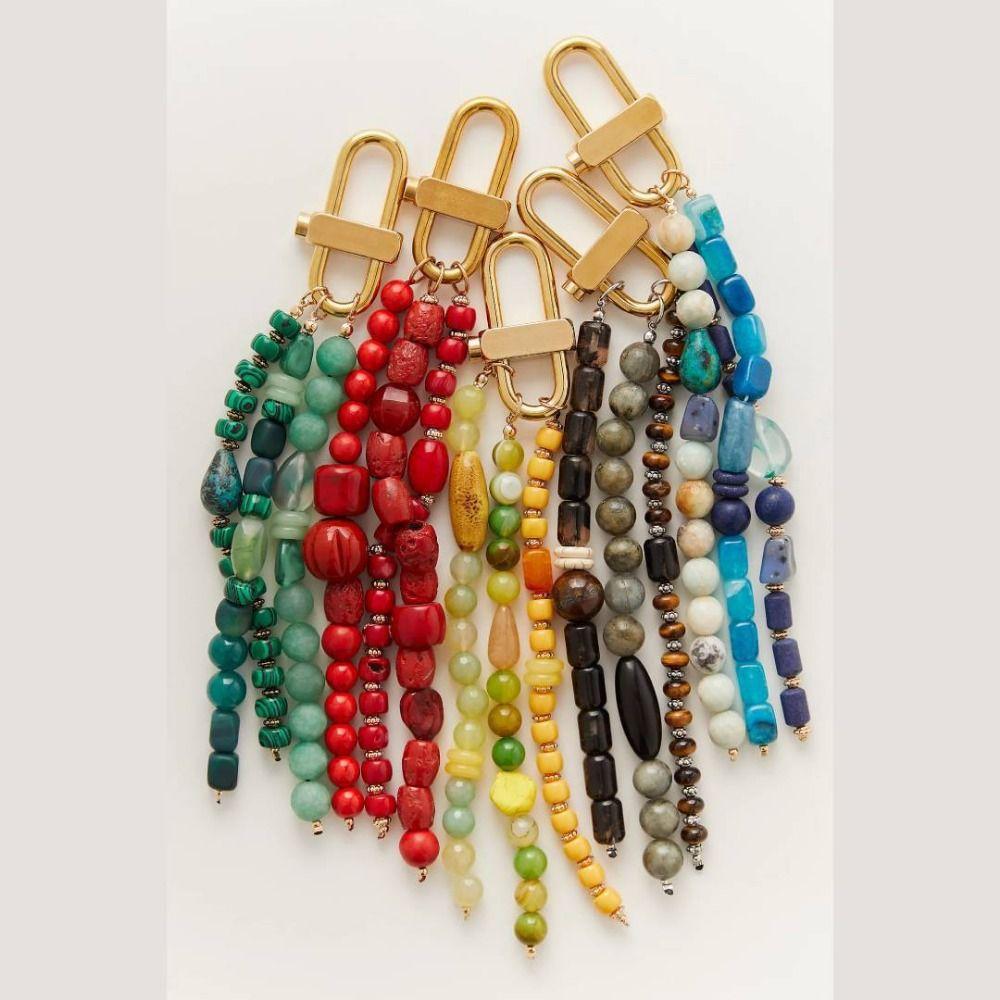 European and American Bag Keychain Hanging Decoration Car Key Ring  Jewelry Gift