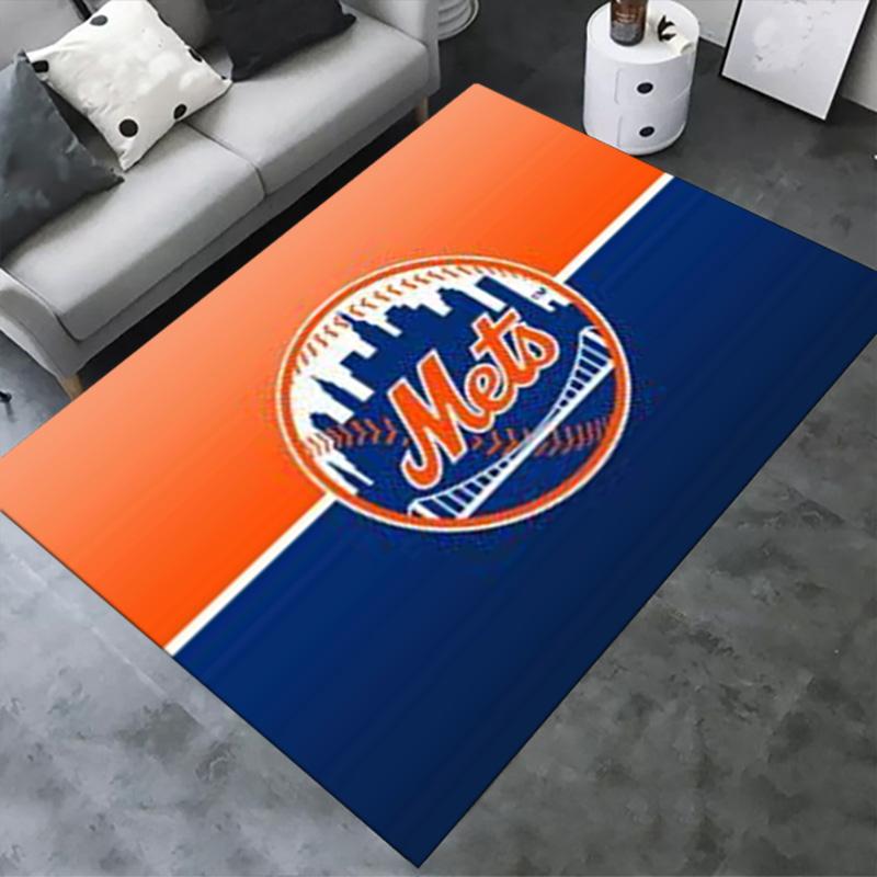 New York Mets Carpet Rug for Living Room Bedroom Home Sofa Decoration,Kids Play Non-slip Floor Mat
