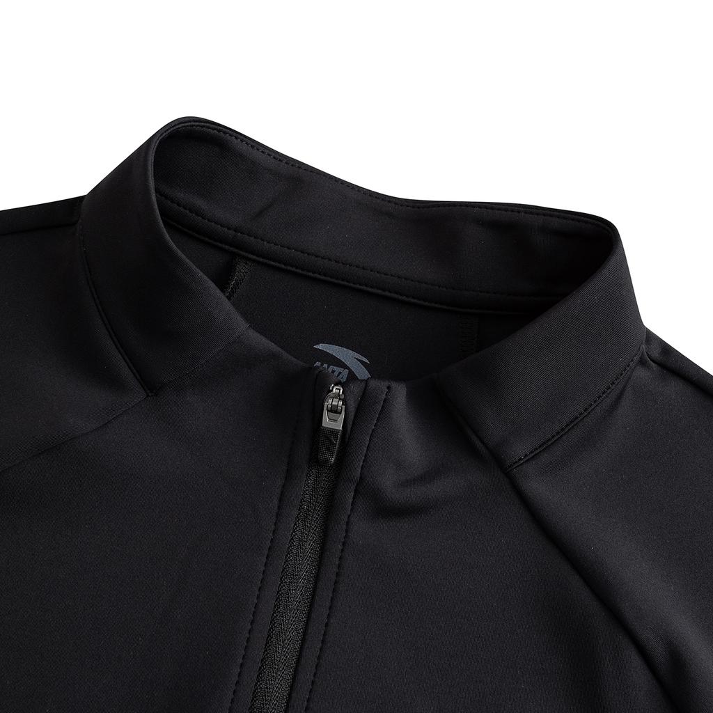 Anta Travel Comprehensive Training Series Long T-Shirt Slim Fit Training Shell Shield Antibacterial Spring 2026 Women tops Basic-Black 962617401-4