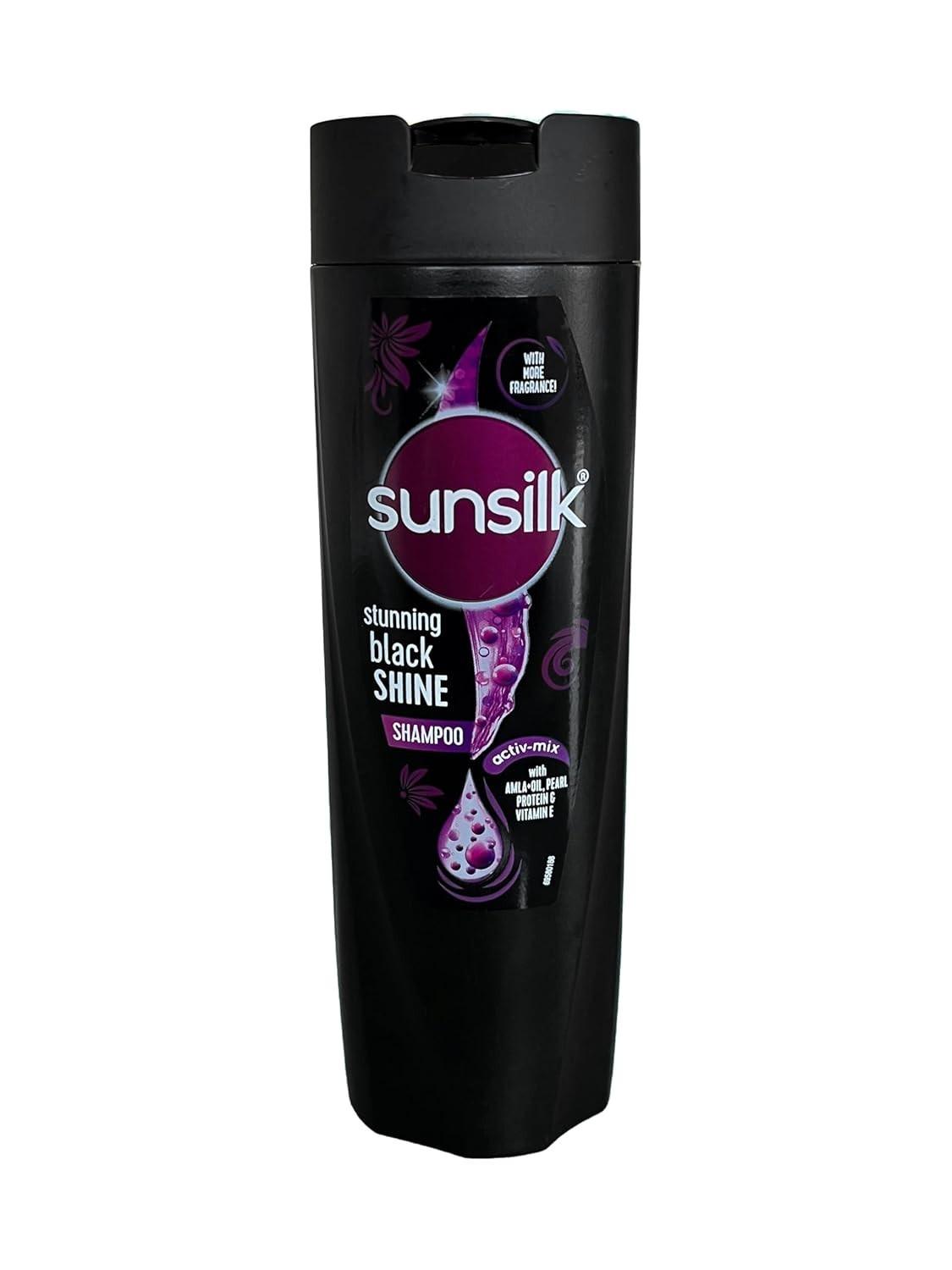 

@ Sunsilk Stunning Black Shine Shampoo Moisturised & Shiny 170 ml Zr-4080-60%Off