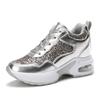 Women’s Platform Sneakers Casual Black Gold Silver Height Increase Girls Sneakers Plus Size Women’s Elevator Sport Shoes