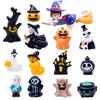 14 Pcs Mini Ghost Halloween Resin Figures Animals Garden Decor Dollhouse Micro Landscape Accessories