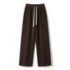 Han Shu 0g velvet wide-leg pants Maillard brown high-end wear drape winter quality pants 00