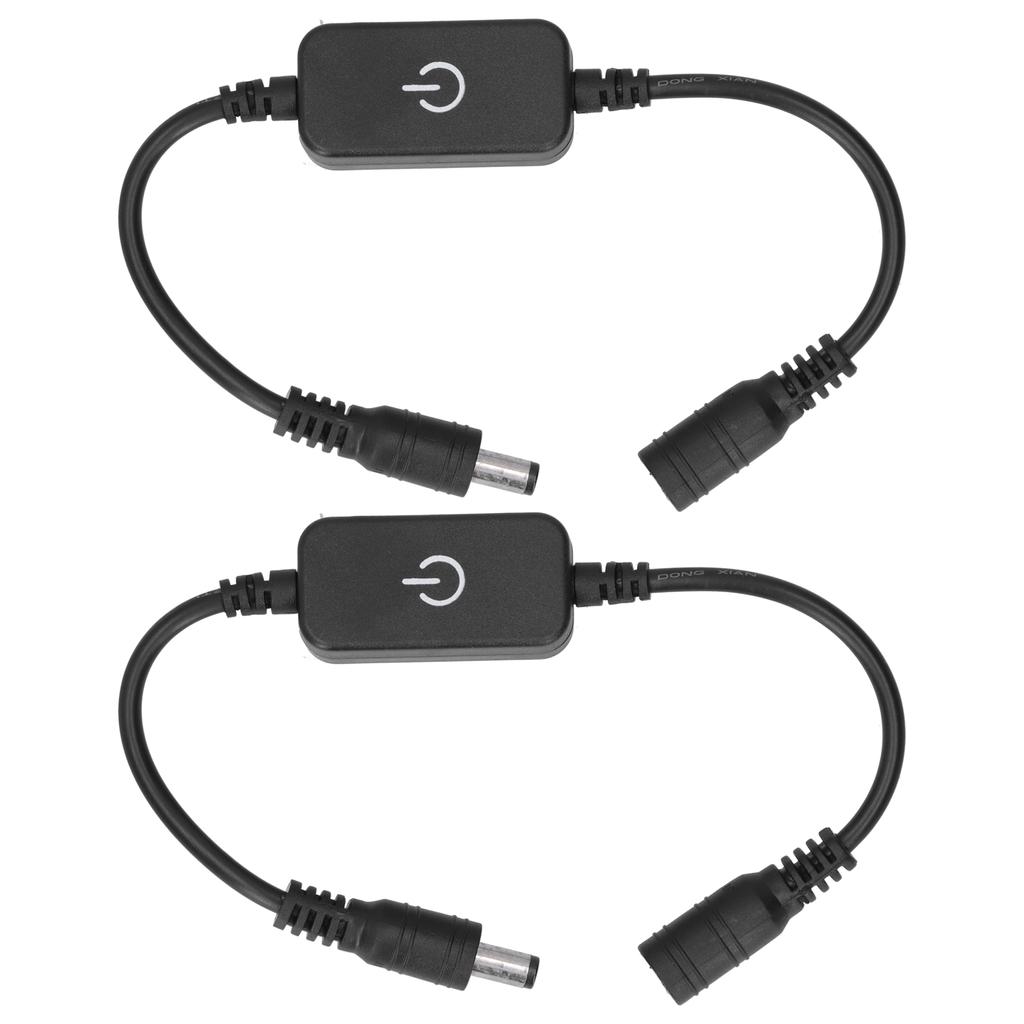 2pcs LED Strip Touch Dimmer Dimming On Off Switch Controller for DC 5V‑24V Single Color Strip Light