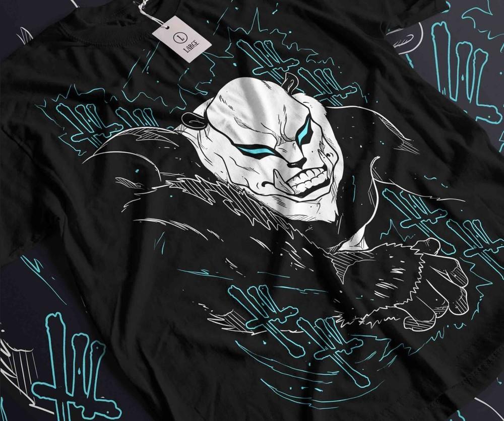 

Panda Jujutsu Kaisen T-Shirt Gojo Satoru Megumi Itadori Yuji Horror Anime Shirt 2XL