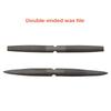 Compact Double sided File Candle Shaping and Trimming Tools Double-Ended Trimming Carving File with Comfortable Grip