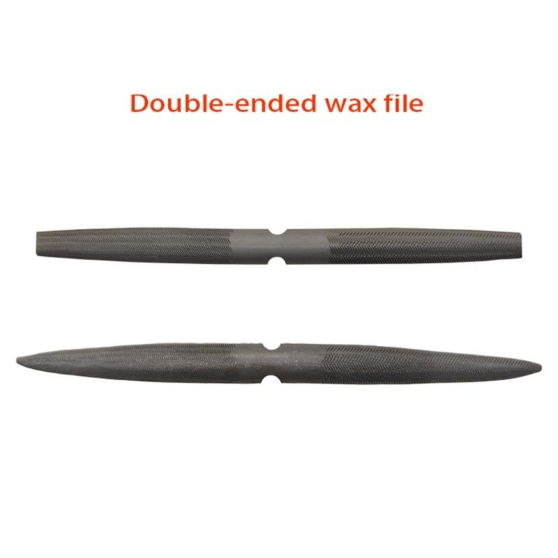 Compact Double sided File Candle Shaping and Trimming Tools Double-Ended Trimming Carving File with Comfortable Grip