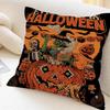 Retro Halloween Witch Pillow Gift Home Office Decoration Pillow Bedroom Sofa Car Cushion CoverPillow Case