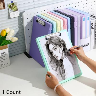 Classeur multifonctionnel A4 pour bureau, organiseur de documents de test, boîte de rangement pour documents de bureau, tableau d'écriture, bureau