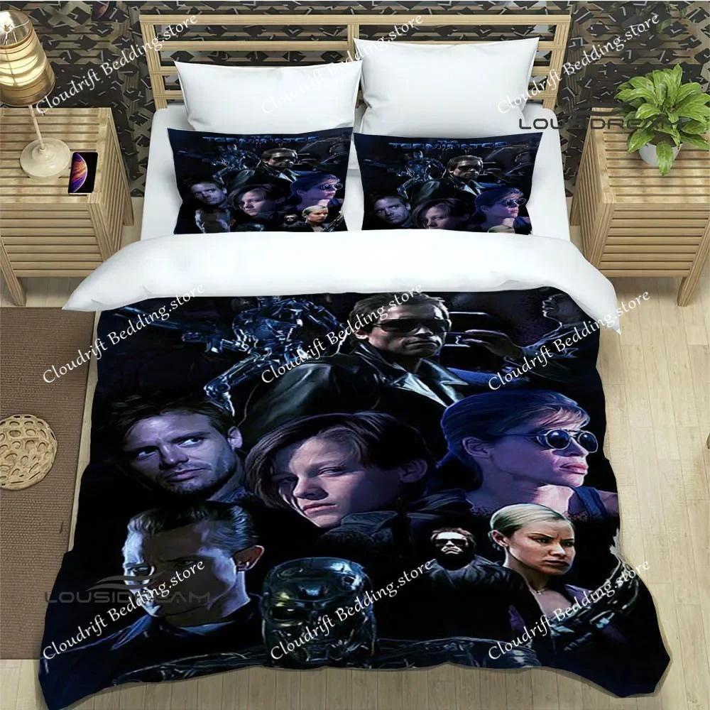 Schwarzenegger Terminator Bedding Sets Exquisite Bed Supplies Set Duvet Cover Bed Comforter Set Bedding Set Luxury Birthday Gift