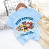 Kids Cartoon Graphic Baby T Shirt Cotton Casual Short Sleeve Tee Boys and Girls 2026 Summer Toddler Clothing Tops
