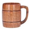 300ml Wooden Cup with Handle Anti Scalding Coffee Cup Harmless Water Beer Mug for Office Home