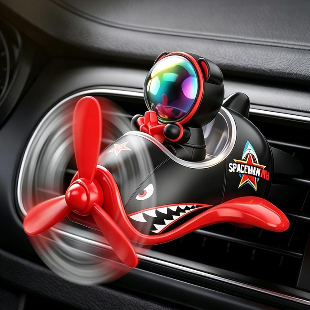 New Astronaut Propeller Car Fragrance Car Air Freshener Ornaments Decor Interior Decoration Auto Rotating Aroma Diffuser
