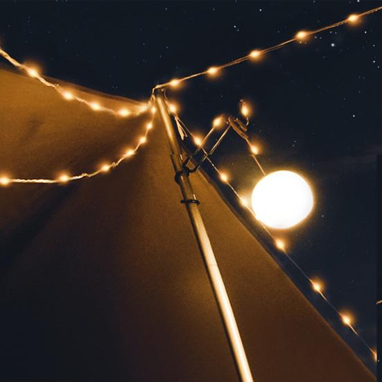8/10M Camping Fairy Light IP44 Waterproof High Brightness LED Magnetic USB Rechargeable Portable Outdoor Tent Decoration Ambient Lamp Strip