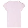 Pale Pink Short-sleeved T-shirt for Children 92/104/116/128/140