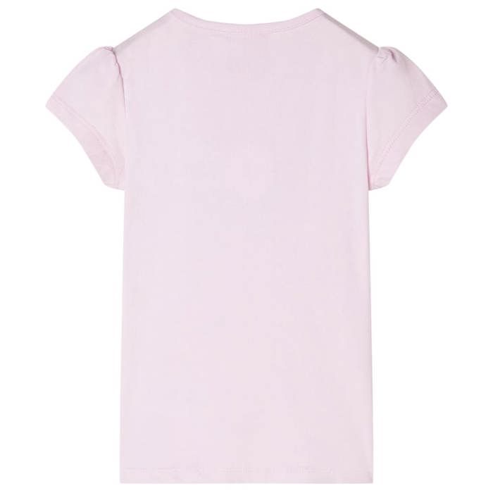Pale Pink Short-sleeved T-shirt for Children 92/104/116/128/140