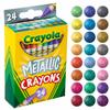 Crayola Metallic 24Count Crayons,