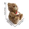Cute Sleepy Doll Teddy Bear Holding Cake - Plush Toy Gift for Friends