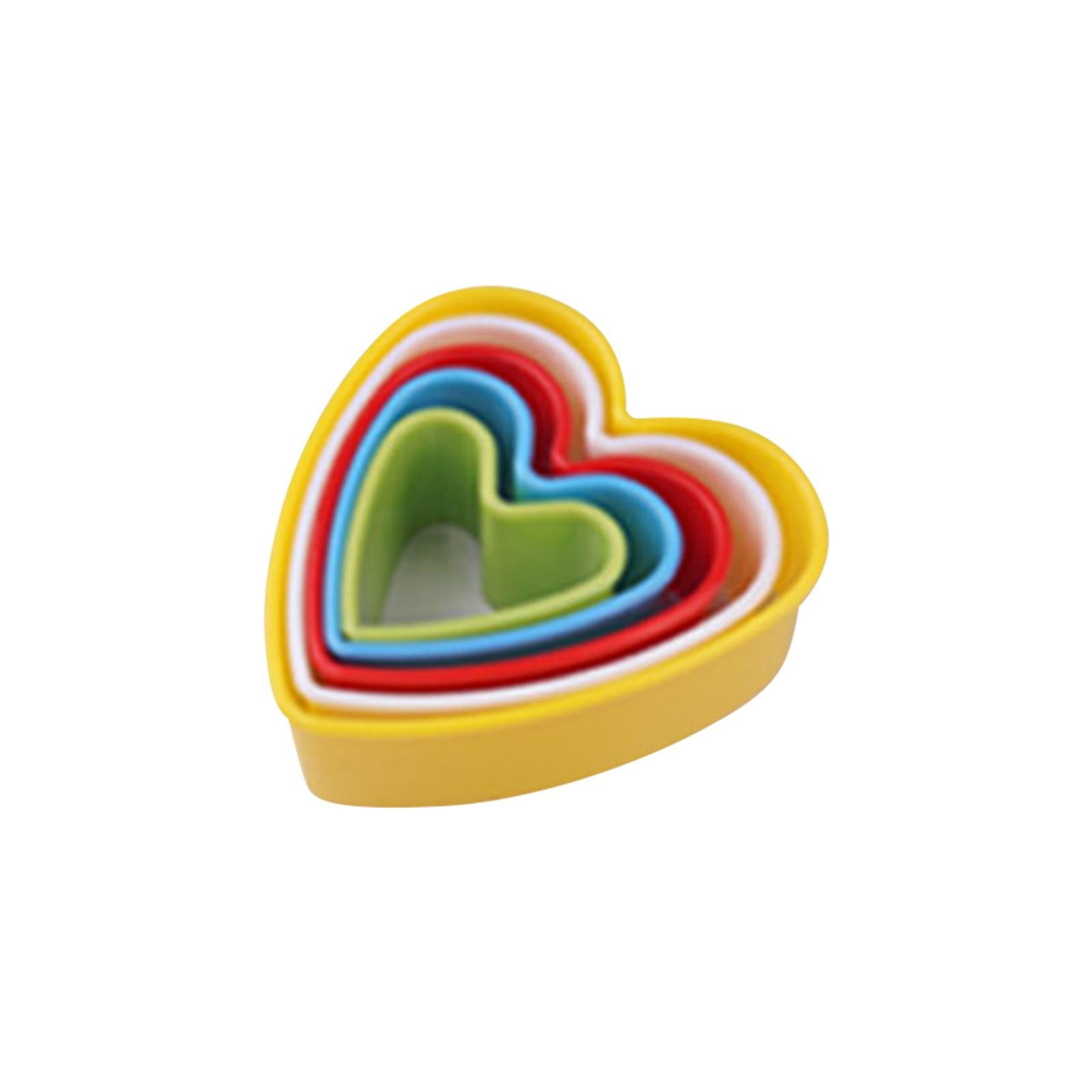 

ABS Cookie Cutter Set Love, Flower, Square,Three Patterns Turnover One Size