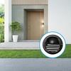 PATIKIL 200mm Round Louver with Mesh, 201 Stainless Steel Air Vent Cover, Natural Ventilation, Home Renovation, Bathroom, Kitchen, Wall-Mounted, Black