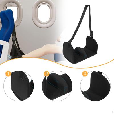 Rede para os pés Essencial para Viagem Profissional Relaxe seus pés Divisória Apoio para os pés de avião Cabide para