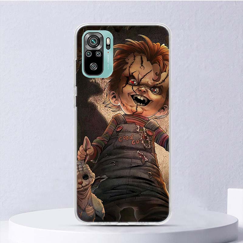 Chucky Doll Horror Movie Soft Case For Xiaomi Redmi 14C 13C 13 12C 12 10C 10 9A 9C 9T 9 Phone Cover 8 8A 7 7A 6 6A K80 K70 K60 K