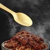 Pack Of 100 Clear Plastic Teaspoons Microwave Safe Round Head Ice Cream Spoon Tableware for Parties Camping and Event