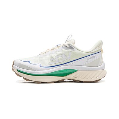 Li Ning Cushioning Abrasion Resistant Slip Resistant Rebound Low Top Trail Running Shoes Women's Ecru ARNV016-1