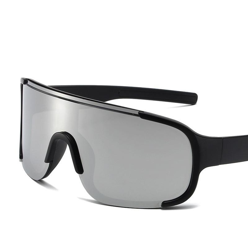 Outdoor sports cycling silver glasses